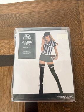 Halloween Cosplay Sexy Umpire Women’s Dress Up Costume Size Medium 6-8 NEW